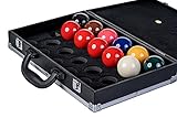 Robertson Kugelkoffer für 22 Snookerkugeln 52 mm, stabil, gepolstert, sicherer...