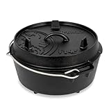 Petromax Feuertopf ft4.5 - Dutch Oven aus Gusseisen für Kochen und Backen - mit...