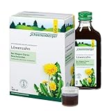 Schoenenberger - Löwenzahn naturreiner Heilpflanzensaft - 3x 200 ml Glasflasche...