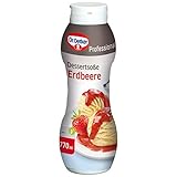 Dr. Oetker Professional, Dessertsoße Erdbeere, 770 ml Flasche,...