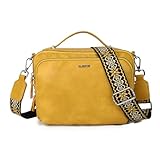 Gladdon Umhängetasche Damen, Schultertasche mit Reißverschluss, Crossbody Bag,...