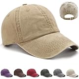 CWENDANER Unisex Baseballkappe, Baseball Cap Damen Herren 100% Baumwolle,...