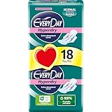 EveryDay Hyperdry Normal, Saugfähige Damenbinden mit Flügeln, Hyper Trocken...