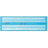 STAEDTLER Schriftschablone Mars, Schrifthöhe 3,5 mm und 5 mm, geeignet für...