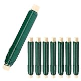 8 Stück Blumenwickeldraht-Set, 35m Wickeldraht lose auf Holzwickel Stärke...