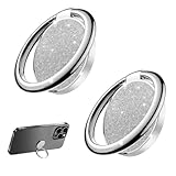 2 Stück Handy-Ringhalter, 360 Grad Drehbarer Handy Ring Halter, Handy Knopf Zum...