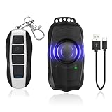 Fahrradalarm mit Fernbedienung – USB wiederaufladbar, Wasserdicht, 120dB Super...