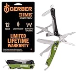 Gerber Multifunktionswerkzeug mit 12 Funktionen, Dime Pocket Multi-tool, Grün,...