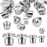 Ziamzra 32 Stück Holzdübel Dübelspitzen Dübel Zentrierspitze Set Edelstahl...
