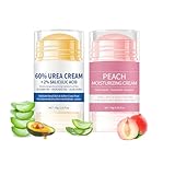 Hydrating and Anti-Cracking Foot Cream, 2Pcs Urea Fußcreme 60%,...
