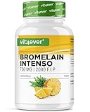 Bromelain Intenso - 750 mg (2000 F.I.P) - 120 magensaftresistente Kapseln -...