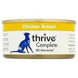 Gedeihen Komplette Hähnchenbrust Katzenfutter 75G (Packung mit 4)