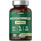 Bockshornklee Kapseln 2400mg | 180 vegane Kapseln | 800mg pro Kapsel |...