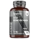 Kidneybohnen Extrakt 5000mg - Mit Zink & Chrom - 180 Kapseln für 6 Monate -...