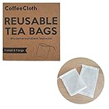 Earthtopia CoffeeCloth 6er Set Wiederverwendbare Teebeutel aus Stoff | 100%...