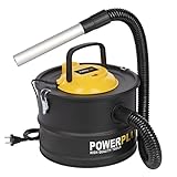 Power Plus elektrischer Aschesauger POWX3000-1000W Aschestaubsauger für Kamin,...