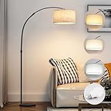 Chryssplex Bogenlampe Wohnzimmer Stehlampe, 3 Farbtemperaturen, enthält eine...