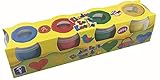 Feuchtmann Spielwaren Feuchtmann 628.0510 - Kinder Soft Knete, Set mit 4 Dosen...