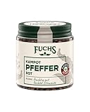 Fuchs Gewürze - Kampot Pfeffer rot ganz | 60 g im wiederverschließbaren...