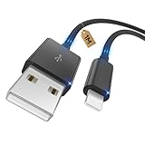 Zestiq USB A auf Lightning Kabel 1M, Auto Apple CarPlay Kabel, [MFi Certified]...