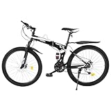 DioPaiB 26 Zoll Mountainbike Klappfahrrad, 21-Gang Faltbares Mountainbike mit...