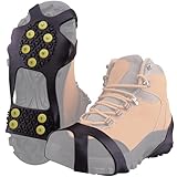 Anti-Rutsch Schuhspikes, Grödel Steigeisen für Bergschuhe mit 8 Zähne, Spikes...