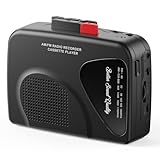 Kassettenspieler/Recorder, AM/FM-Radio,Walkmaner Tragbarer Kassettenspieler,...