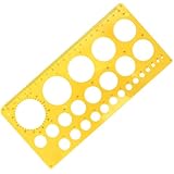 Aruicheng Kreisschablone zum Zeichnen Zeichenschablone Mit 36 Kreisen Mehrzweck...