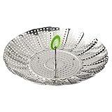 Fackelmann Dünsteinsatz Ø 24 cm, Dampfeinsatz, Dampfgareinsatz Kochtopf,...