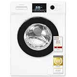 Exquisit Waschmaschine 9kg, Energieeffizienzklasse A, max. 1400 U/Min, Aquastop,...