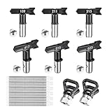 Mogokoyo 14 Stück Airless Düse Set 6 Airless Farbsprühdüsenspitzen 6 Airless...
