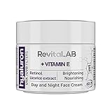 RevitaLAB Hyaluron Anti-Aging Tages- und Nachtcreme, angereichert mit Vitamin A...