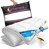 Schlafmond Medicus Clean Ganzjahres Bettdecke 155x220 cm - Wärmeregulierende...