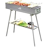 WILLBBQ Holzkohlegrills Kommerzielle Qualität Tragbarer...