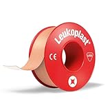 Leukoplast Rollenpflaster, medizinisches Tape zur Wundauflagen-Fixierung, 1,25...