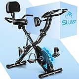 SLUNSE Heimtrainer Fahrrad, 2025 Neu Hometrainer Fahrrad mit stabilem...
