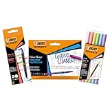 BIC Intensity Stifte Set à 18: 6 Dual Tip Brush Pen Pastell Filzstifte, 6...