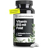 Vitamin B12 – 180 vegane Tabletten für 6 Monate – 500µg Vit B12 und 200µg...