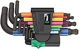 Wera 05133164001 950/9 Hex-Plus Multicolour 2 Winkelschlüsselsatz, metrisch,...