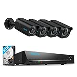 Reolink 4K Überwachungskamera Aussen Set, 8CH Videoüberwachung mit 4X 8MP PoE...
