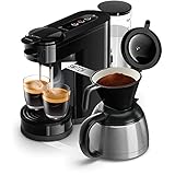 Philips Senseo Switch Pad- und Filterkaffeemaschine, 2-in-1-Brühtechnologie,...