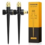FANHAO 2 Stück Doppelpack Rasensprinkler aus Metall für den...