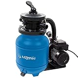 Miganeo Sandfilteranlage Speed Clean Dynamic 7000 - Blau | Pumpenleistung 6.300...