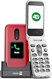 DORO - Doro 2880 - Seniorenhandy - 4G-Klapptelefon - Externes Display - Tasten...
