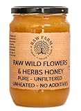 900 g Reiner, Roher Wild Distel, Thymian, Heidekraut Honig 100% Natürlichen –...
