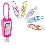 Hygiene Handgel 6er Set antibakteriell Taschenhandgel mit Silikonhülle zum...