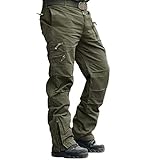 MAGCOMSEN Cargohose Herren Stretch Arbeitshosen Männer Baumwolle Tactical Hose...