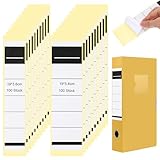 200 Stück Ordnerrücken Selbstklebend 2 Größen Ordner Rückenschilder...