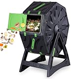 STREND PRO Mini Komposter Für Balkon 70L | Klein Komposter Garten | Trommel...