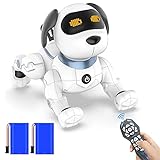 okk Roboter Hund Kinder Ferngesteuerter Spielzeug, RC-Stunthund-Roboterspielzeug...